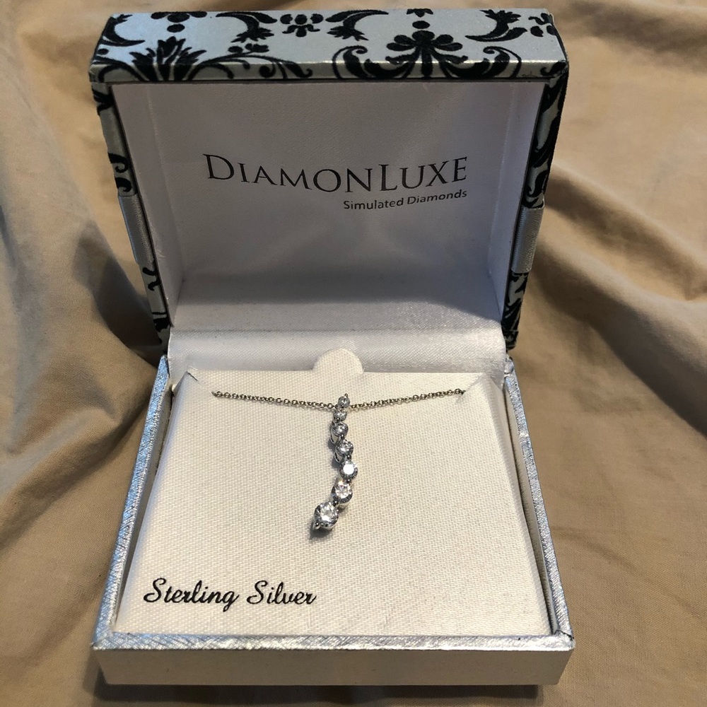 18” Sterling Silver Necklace with Pendant.